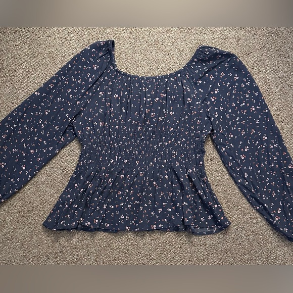 SO Purple Flower Long Sleeve Top - Picture 2 of 2